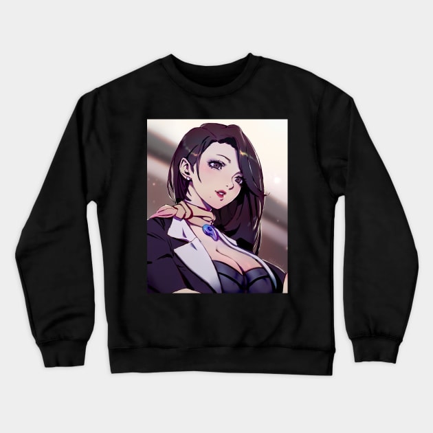 Mia Fey Crewneck Sweatshirt by dat_cravat